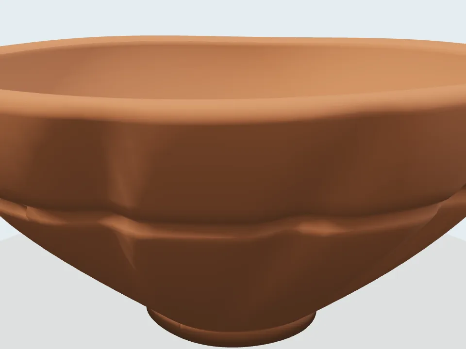 Hand-building & detail, an original illustrative clay render